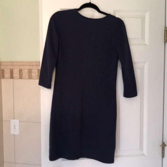 Lily Pulitzer S navy dress with gold collar - Picture 4 of 5